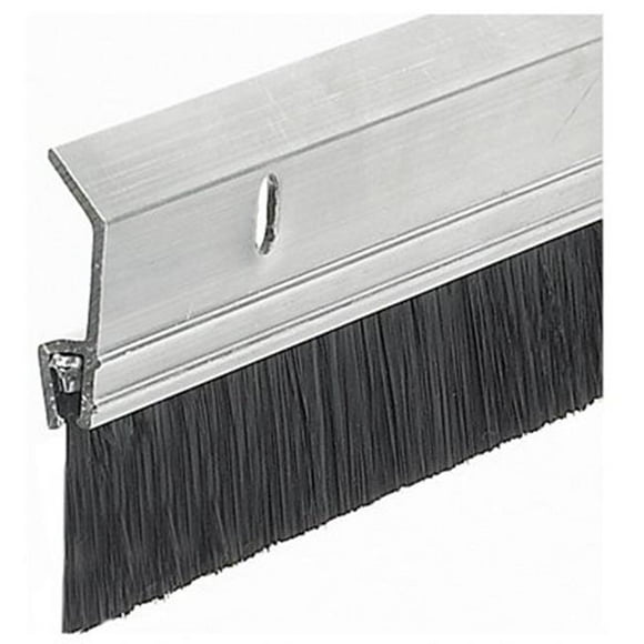 Aluminum,Nylon Brush B606A-84 Door Sweep,7 ft,A Aluminum,Nylon Brush B606A-84 Door Sweep,7 ft,A